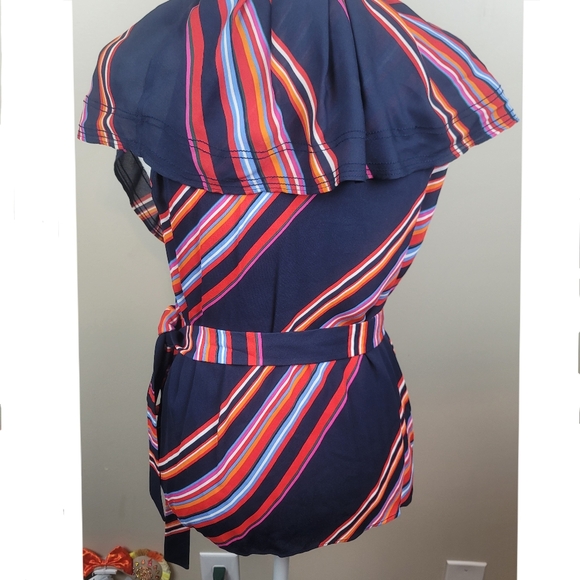 Tory Burch Adelia Wrap Top size 4 - Picture 5 of 7